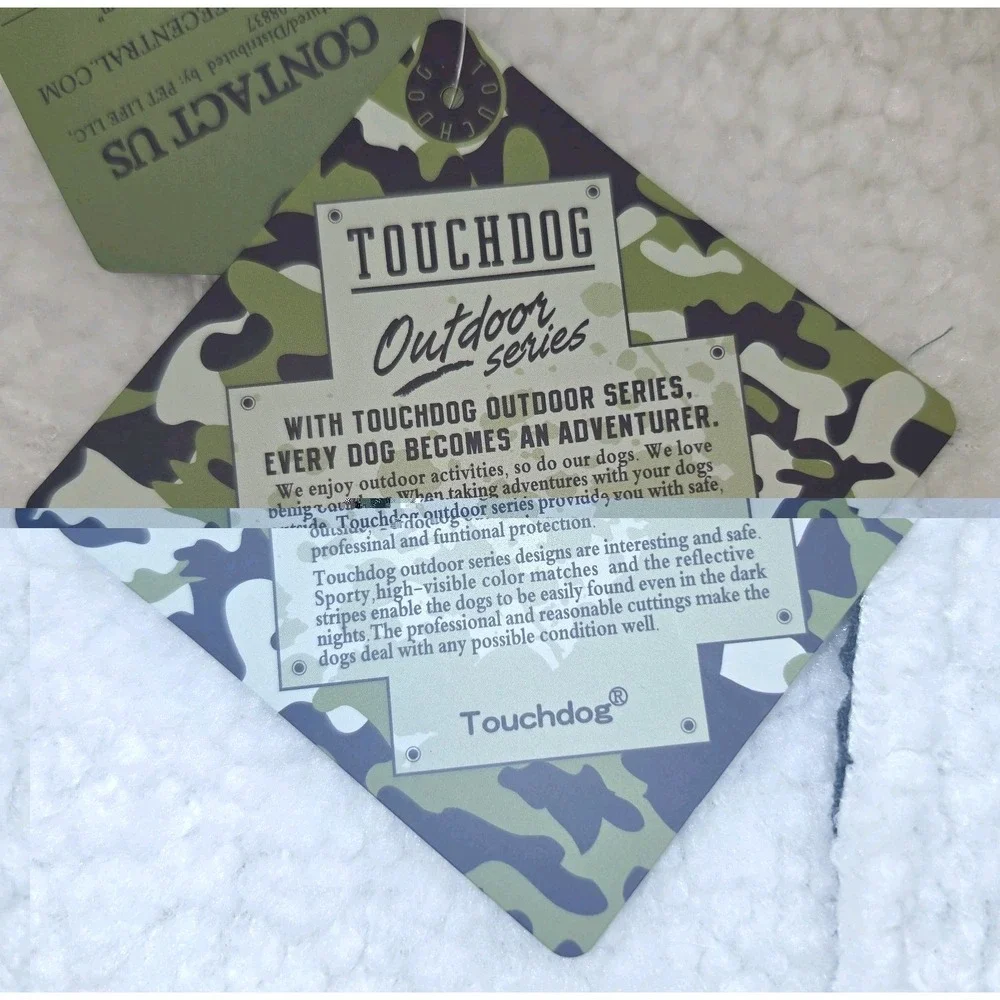 Touchdog Tuskegee Aero-Vintage Design Outdoor Series Winter Dog Coat Small NWT